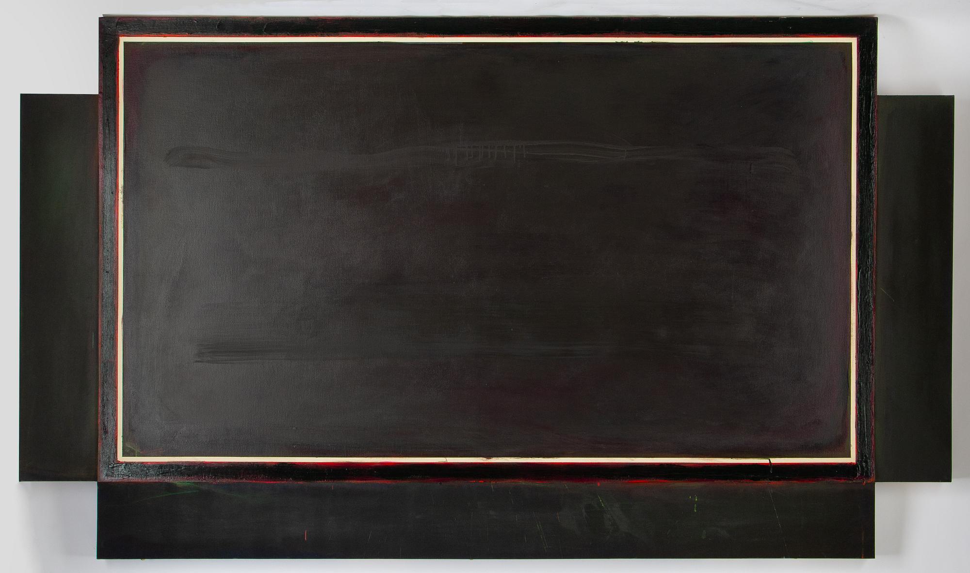 Jake Berthot, oil on canvas, signed and dated 1970 verso.