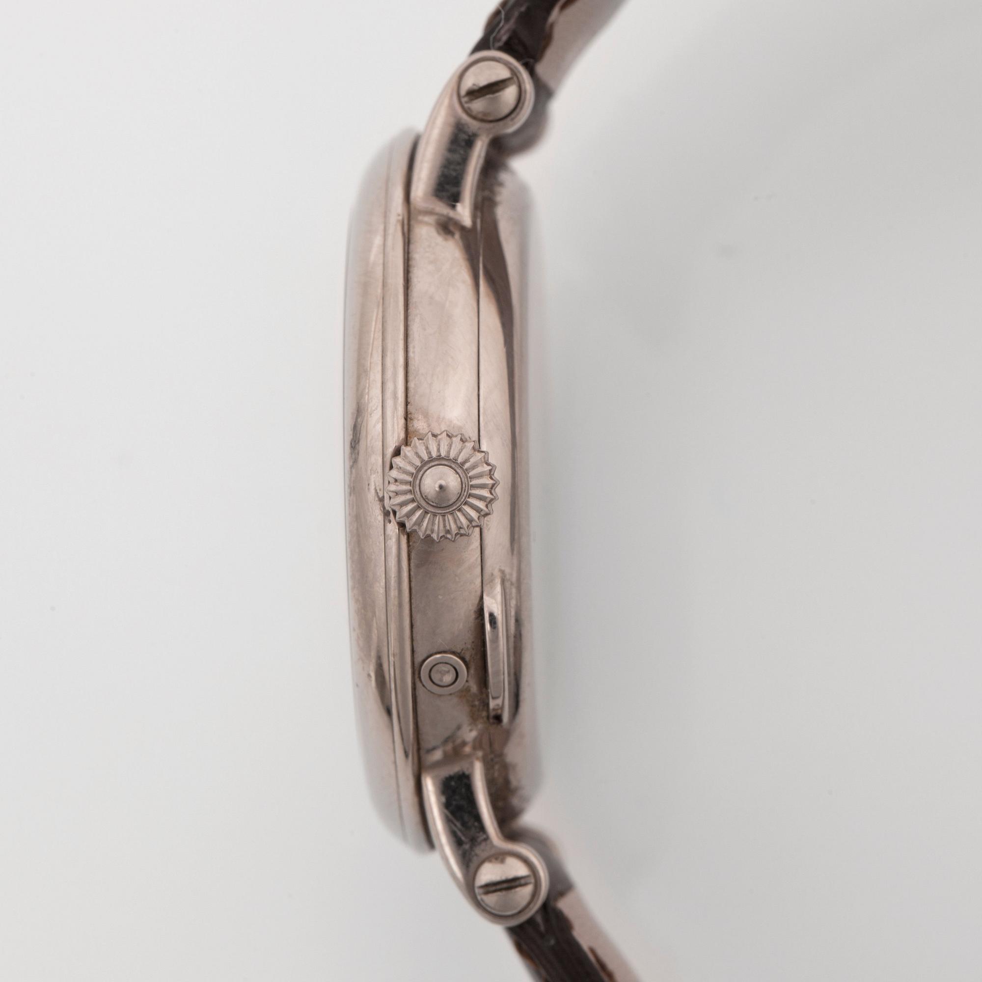 HERRUR, Patek Philippe Calatrava Officer, 18K vitguld. Automat. Ø 36 mm.