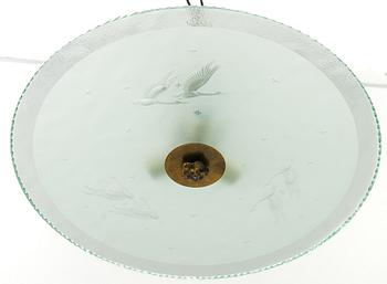 Ceiling lamp, mid-20th century.
