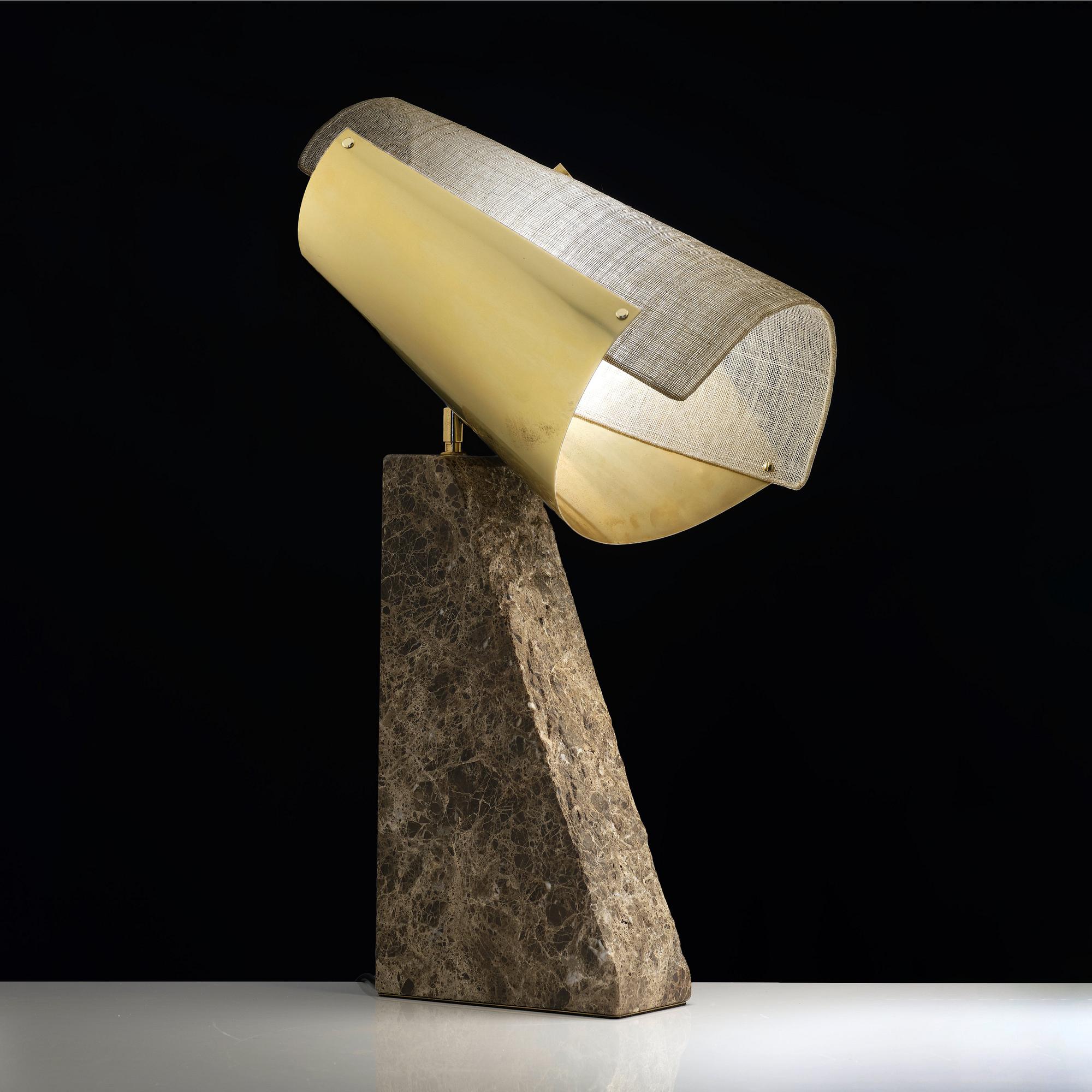 Erik Bratsberg, a "Lorian" table lamp, ed. 1/10, executed in his workshop, Stockholm, 2021.