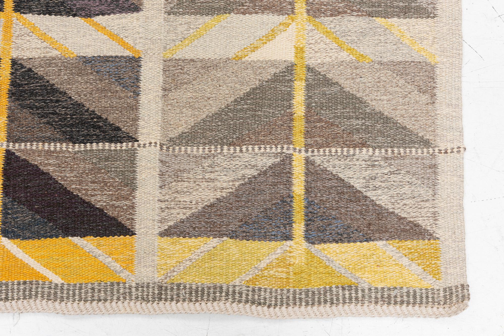 Ingrid Dessau, a rölakan,'Vinterträd' carpet, c. 245 x 150 cm.