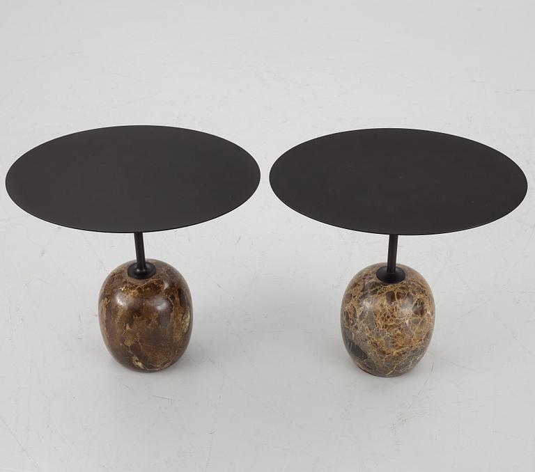 Luca Nichetto, a pair of 'Lato LN8' sidetables, &tradition.