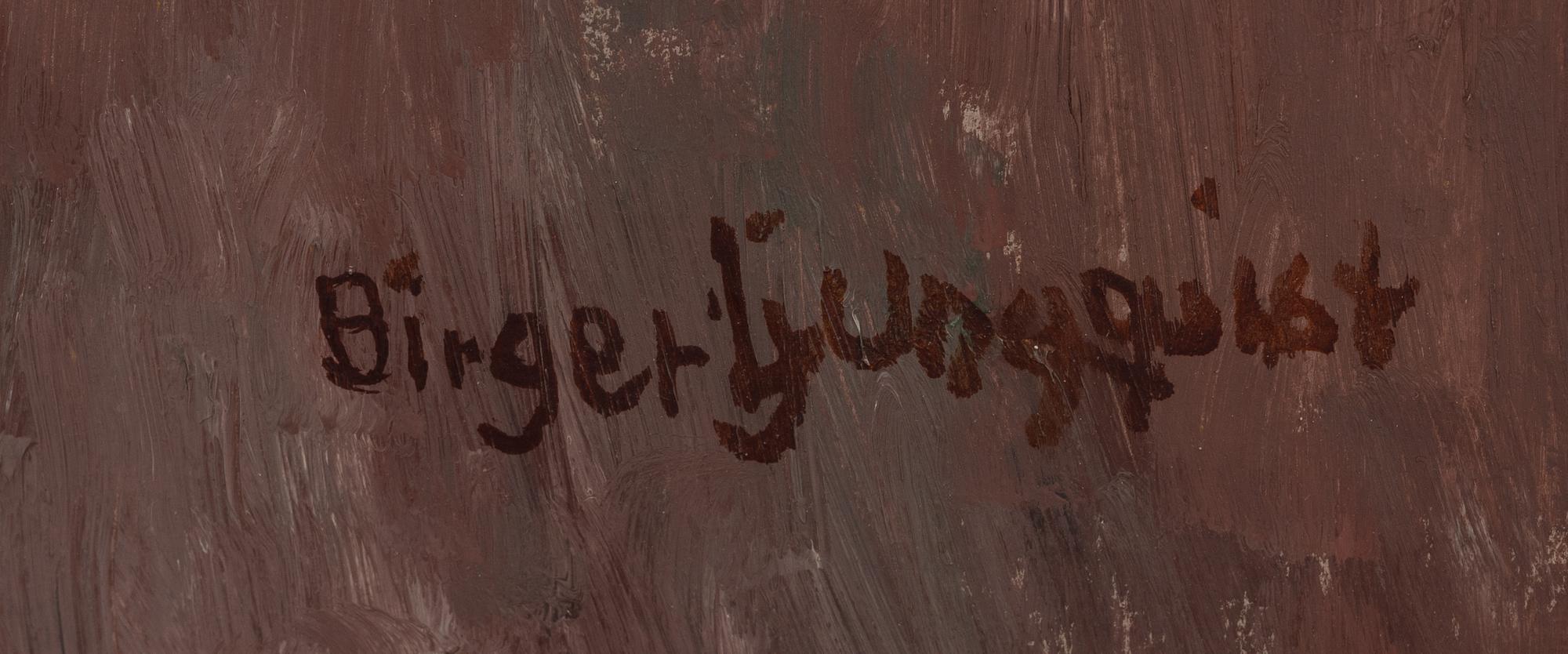 Birger Ljungquist, Kvinna i ateljén.