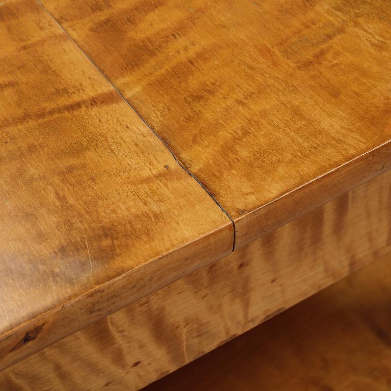 Alf Wallander, attributed to. A birch desk, early 20th Century.