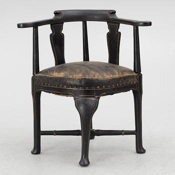 Puderstol, rokoko, 1700-talets andra hälft.