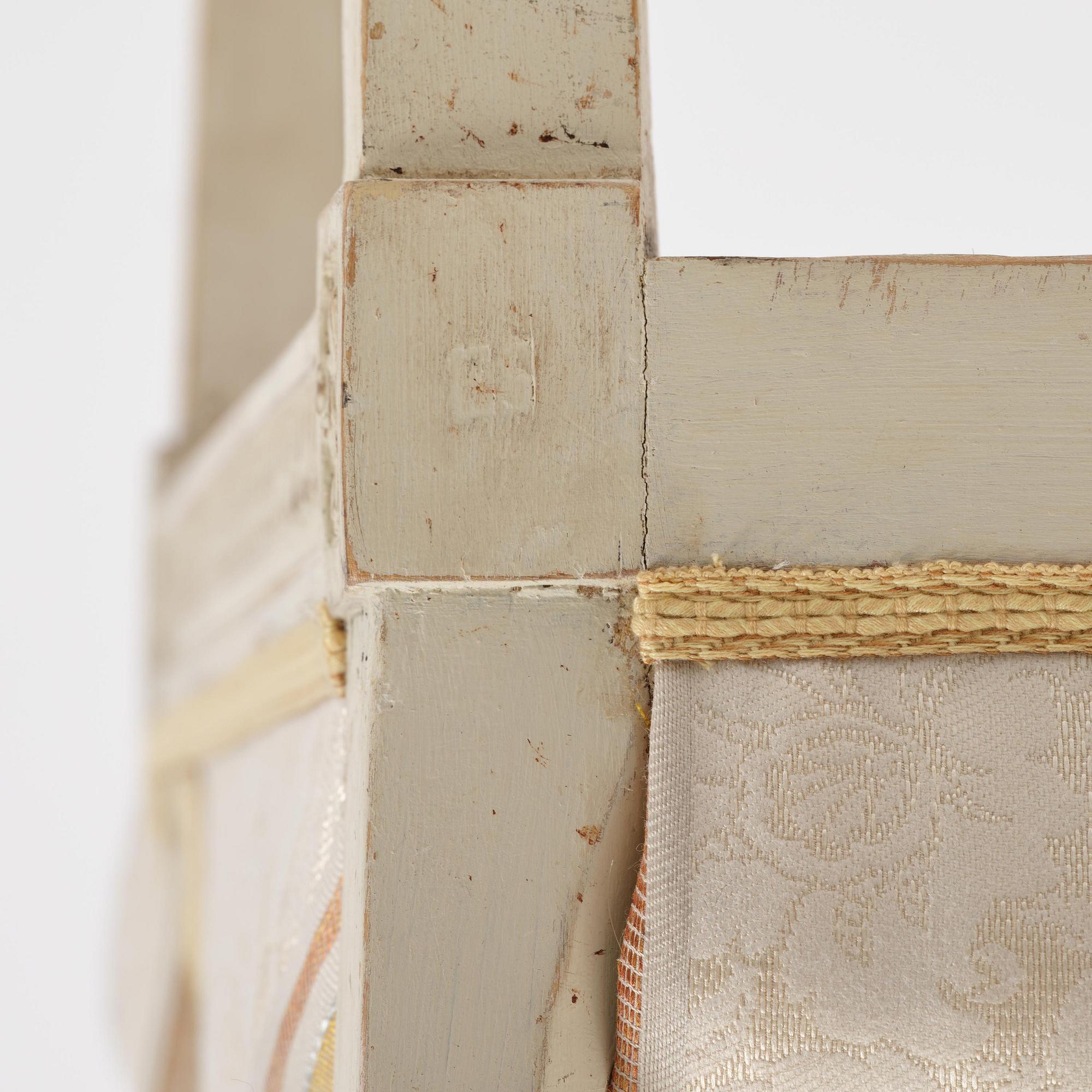 A matched pair of late Gustavian armchairs.