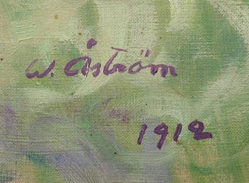 WERNER ÅSTRÖM, olja på duk, signerad och daterad 1912.