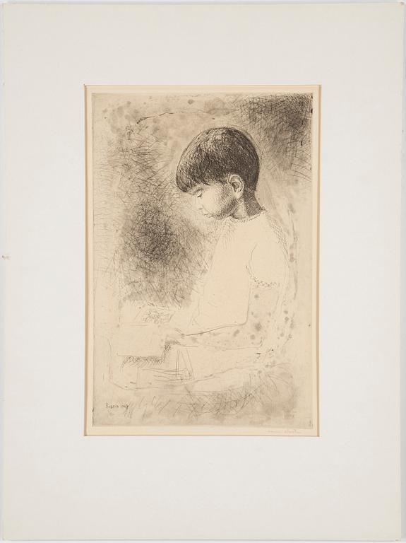 PARTI GRAFIK, ca 100 verk, bl.a från Föreningen för Grafisk Konst, Björn Brusewitz och Louis Bastin.