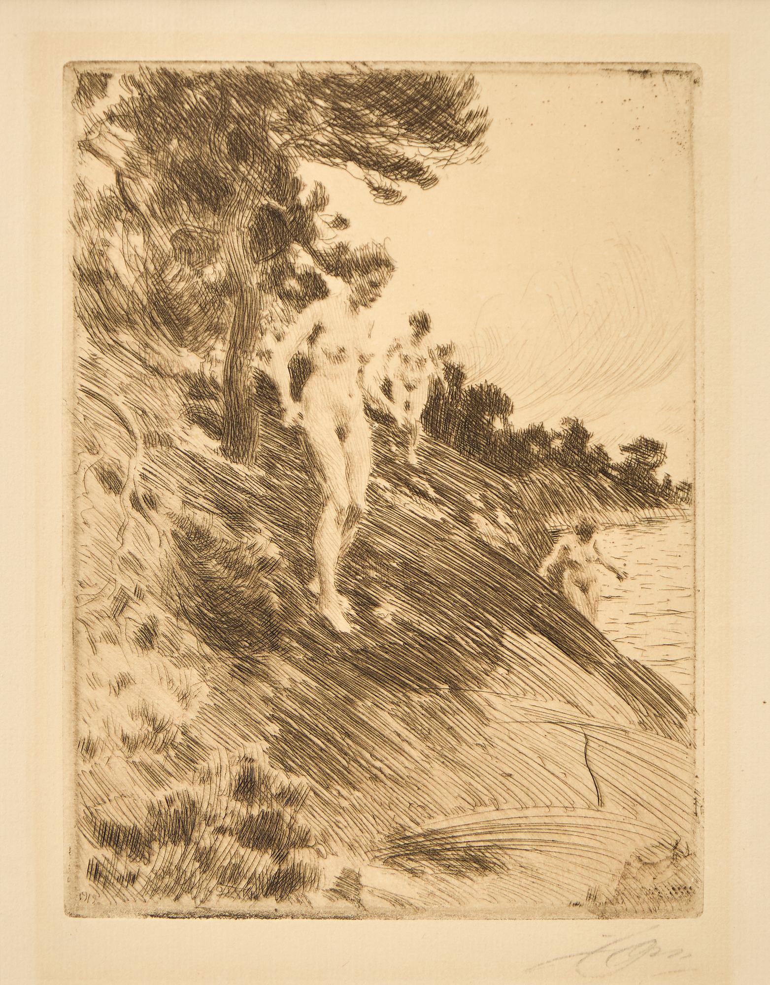 Anders Zorn, "Skrämda"".