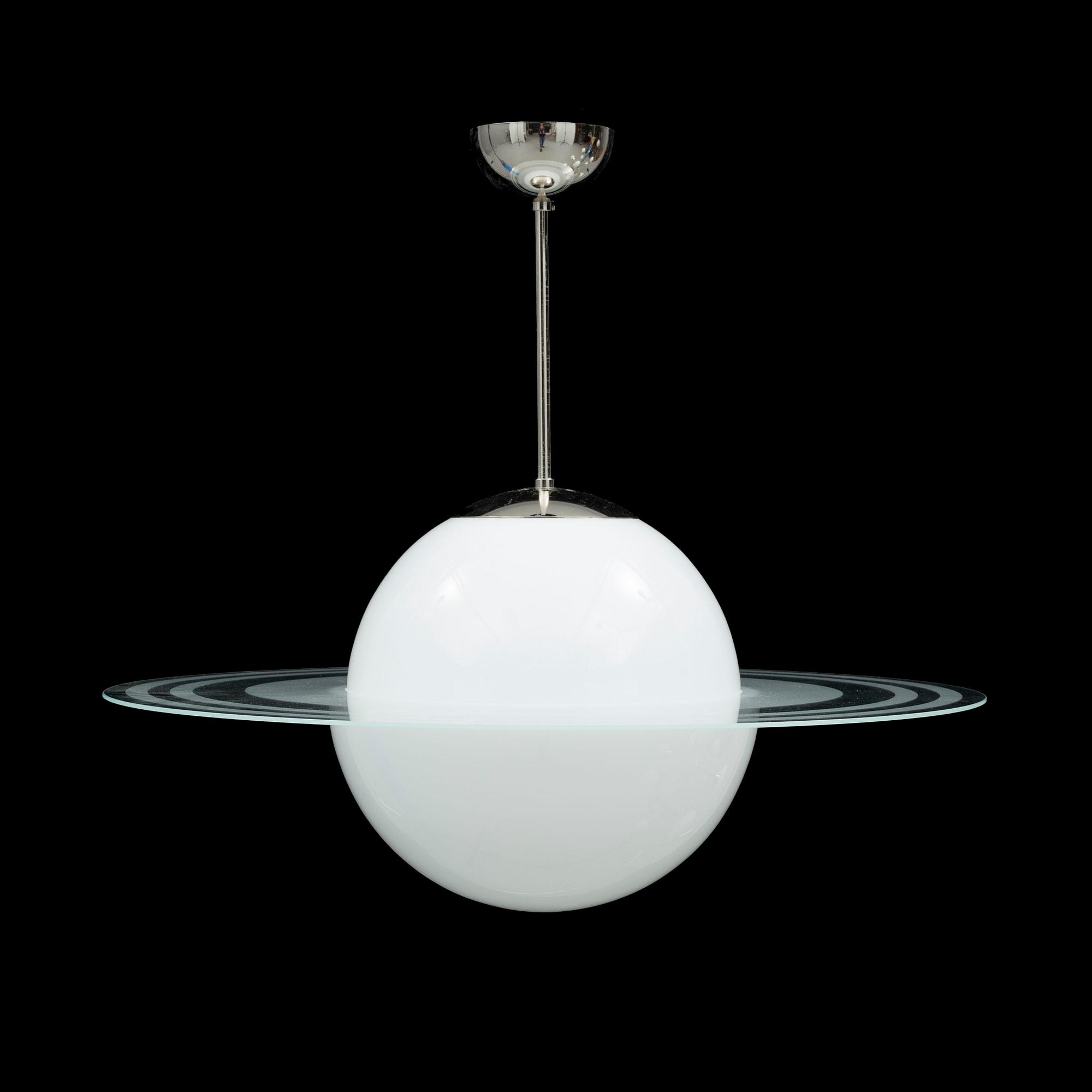A "Saturnus model" Ceiling light, second half of the 20th century. Height ca 56 cm.