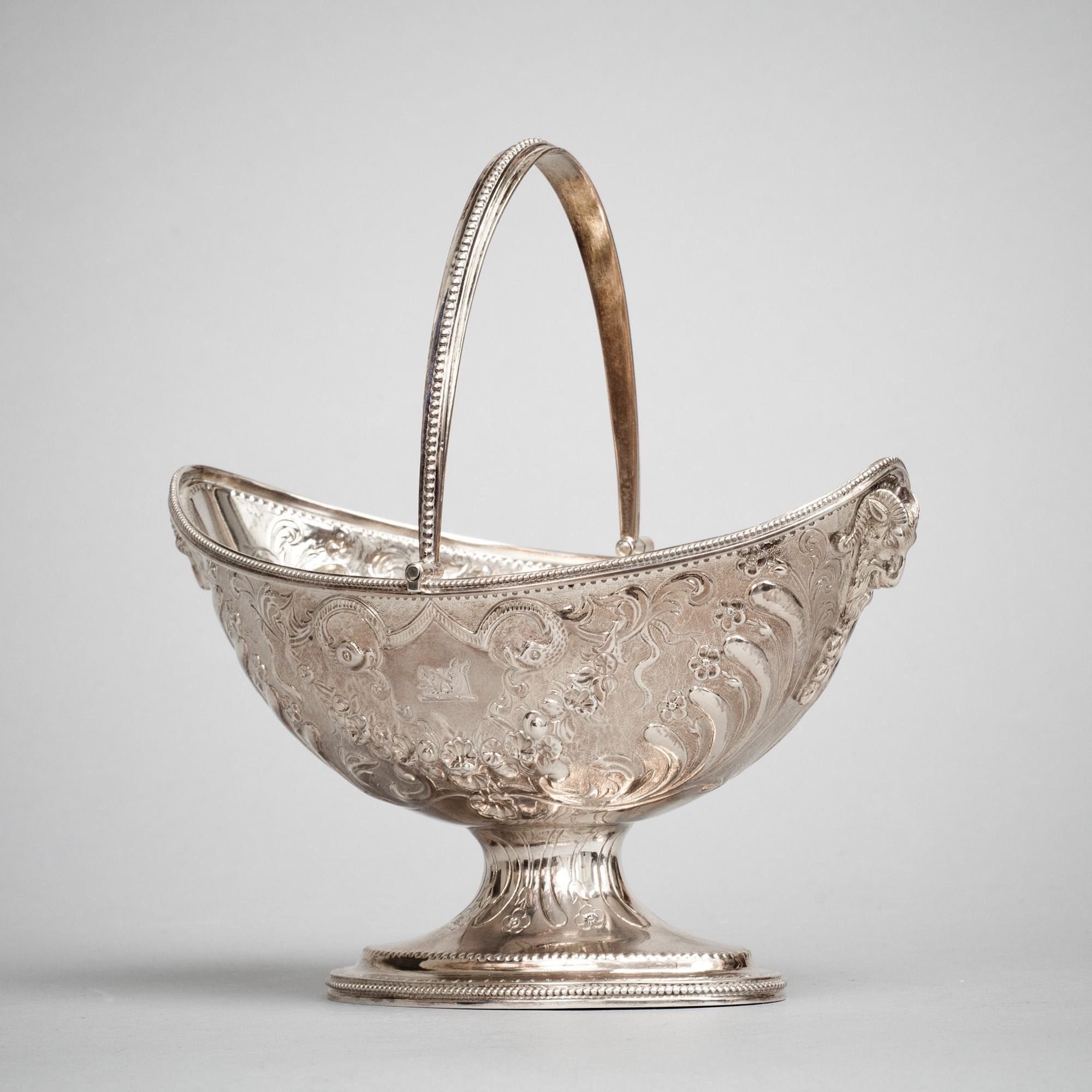 SOCKERSKÅL, silver, Hester Bateman. London, England. 1788. Vikt 350 g.