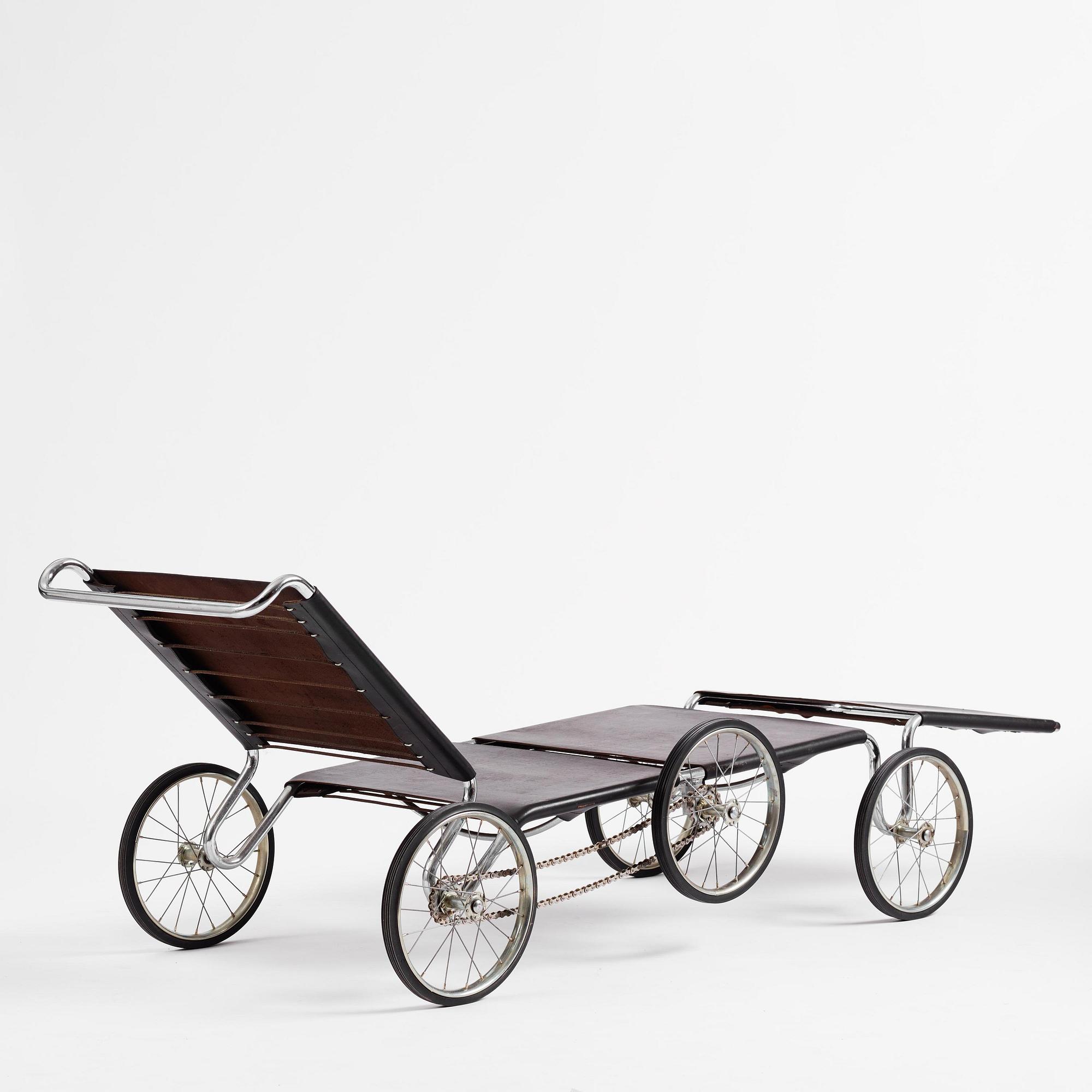 Marcel Breuer, liggfåtölj, modell "F41", Tecta, Tyskland, efter 1984.