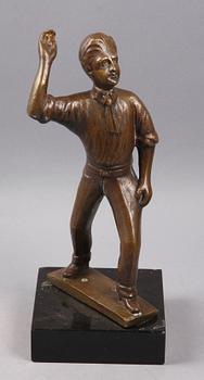 OKÄND KONSTNÄR, staty, brons, 1900-tal.