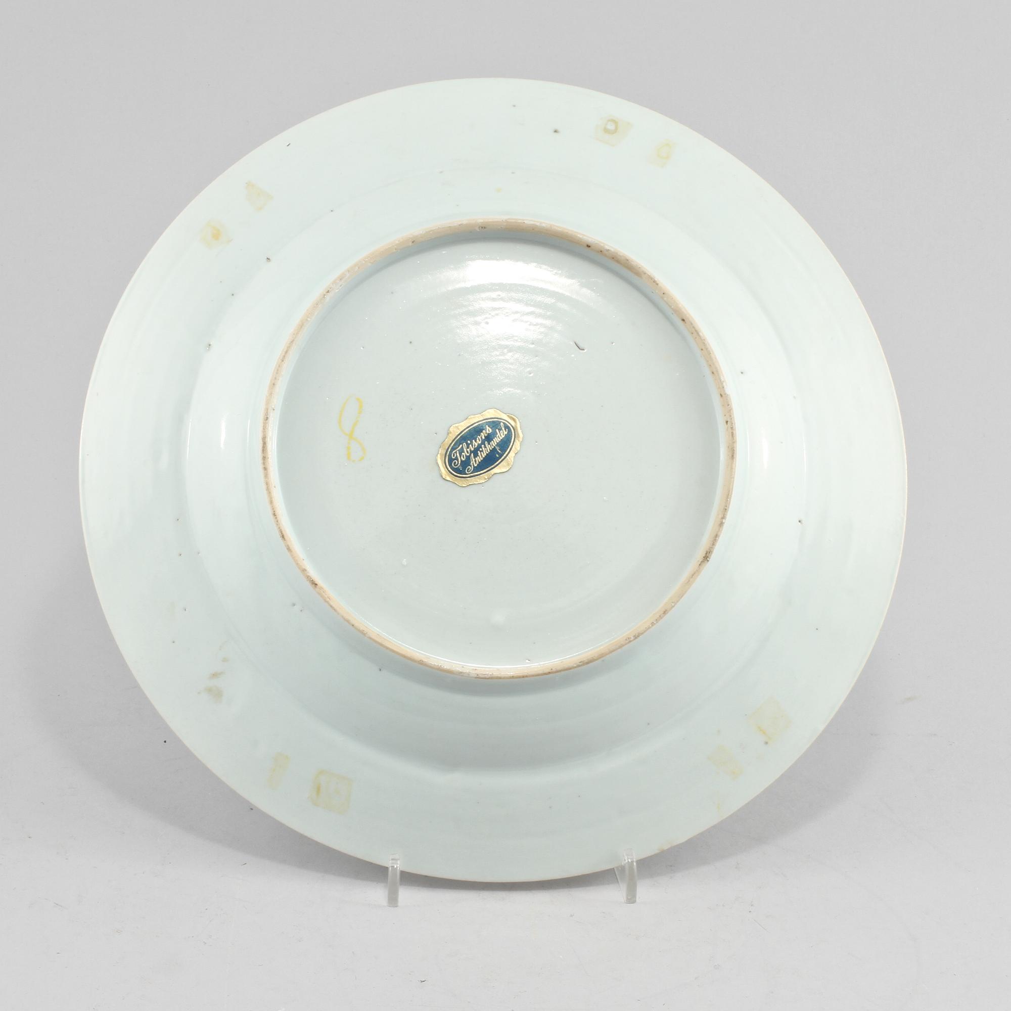 TALLRIK, porslin, Kina, 1700/1800-tal.