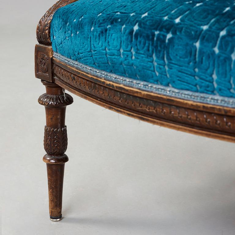 Ephraim Ståhl, A late Gustavian armchair by Ephraim Ståhl (1767-1820).