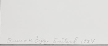 Peter de Ru, "Bruno K Öijer i Småland, 1984".