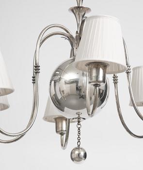 Elis Bergh, a Swedish Grace ceiling lamp, C.G. Hallberg, Stockholm, 1920s.