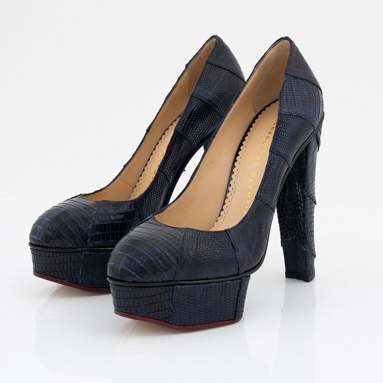 Charlotte Olympia, Pumps, storlek 37.