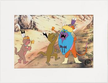 FILMCELLER, 10 stycken, original, ur "Pelle Svanslös", Team Film, flertalet sign SL.