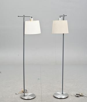 GOLVLAMPOR, ett par, design Jo Hammerborg, Fog & Mörup, Danmark.