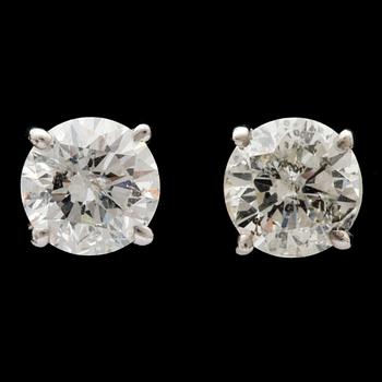 285. ÖRHÄNGEN, briljantslipade diamanter, tot. ca 1.15 carat.