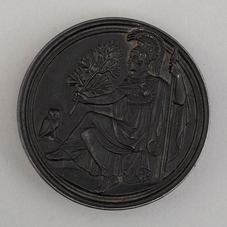 An Empire cast iron box, Berlin, early 19th century.