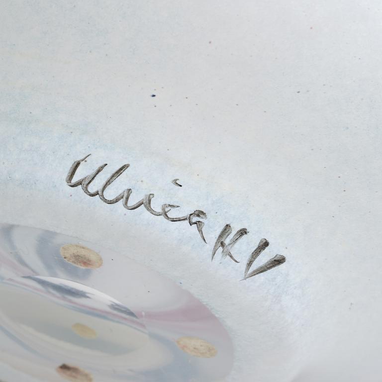 SKÅL, Ulrica Hydman Vallien, Kosta unique 8120-051, handsignerad.