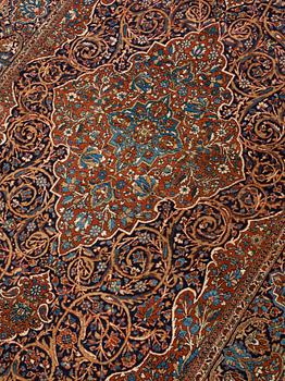 RUG. Semi-antique Kashan, possibly Motachem.  208,5 x 132,5 cm.