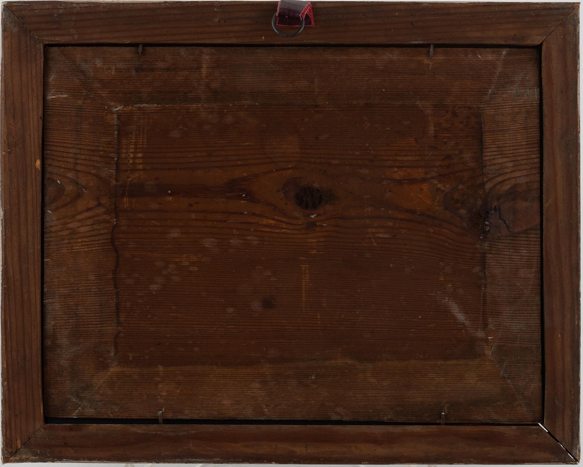 Glasmålningar, ett par, 1700/1800-tal. Pastorala scener.