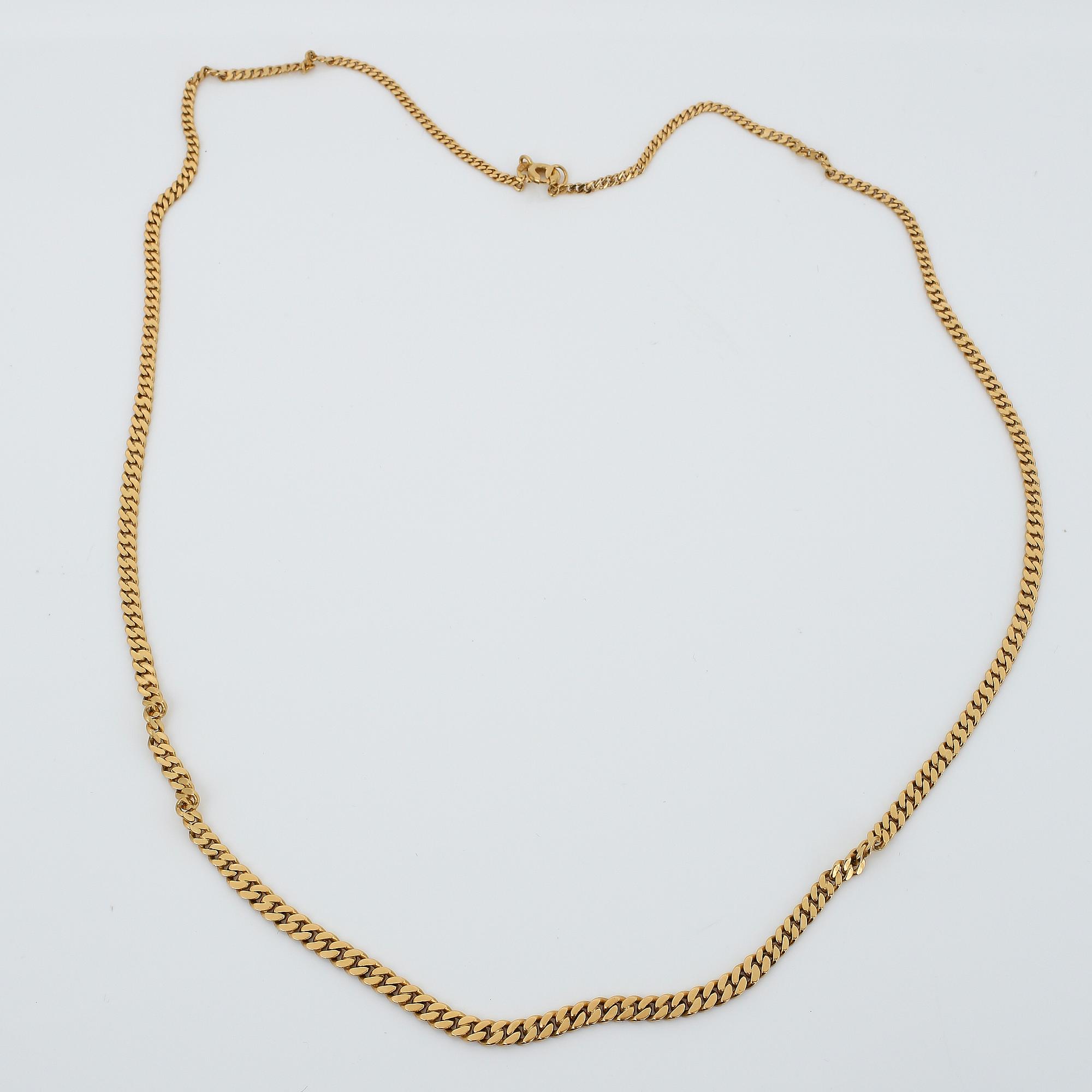 COLLIER, 18K guld, Sverige, troligen 1900-talets andra hälft . Vikt ca 7,70 g.