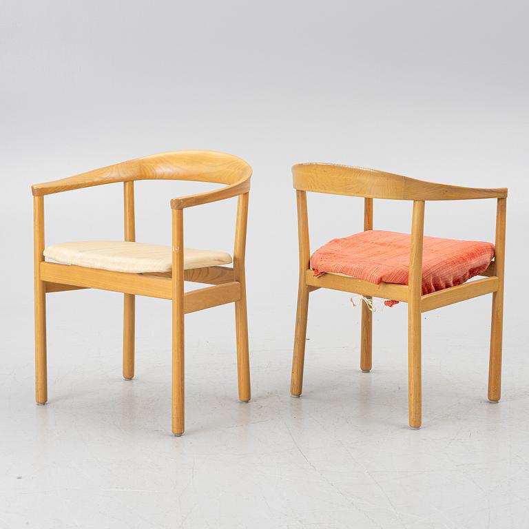 Carl-Axel Acking, Six "Tokyo" chairs, 'Triva series', Nordiska Kompaniet, 1960's.