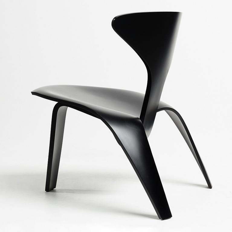 Poul Kjaerholm, a "PK-0" easy chair, edition 13/600, Fritz Hansen, Denmark 1997.