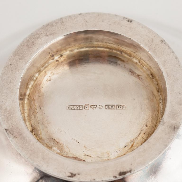 Cesons Guldvaru AB, skål, silver, Göteborg, 1979.