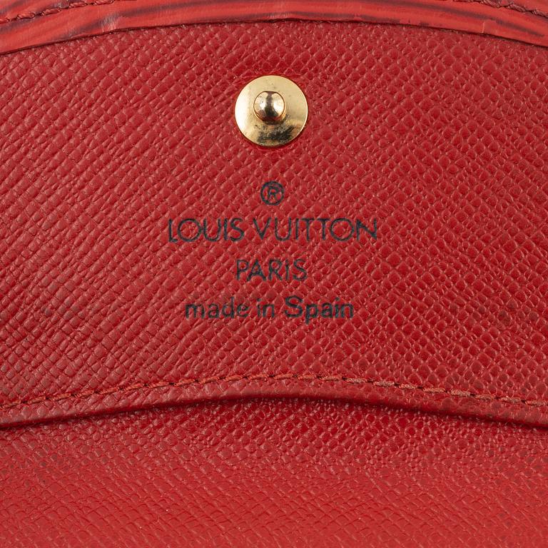 Louis Vuitton, Epi leather purse and wallet.