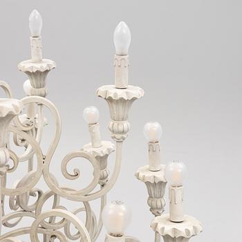 A chandelier, late 20th Century.