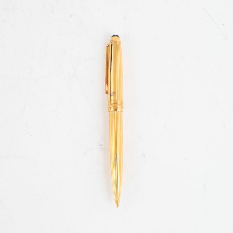 Mont Blanc, stiftpenna, förgyllt sterlingsilver.