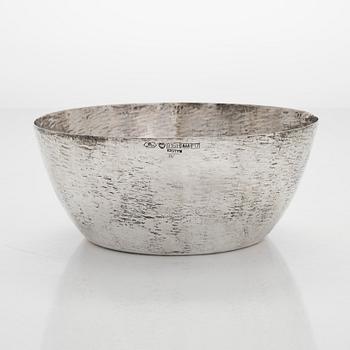 Tapio Wirkkala, skål, silver, Kultakeskus, Tavastehus 1965.
