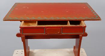 SOFFA, STOLAR, 2 st, samt BORD, tidigt 1900-tal.