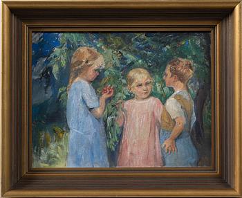 Emilia Lönblad, Children by a Fruit Tree.