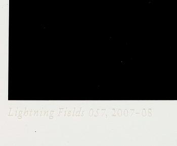 HIROSHI SUGIMOTO, offsetlitografi, "Lightning Fields 057" 2007-08, limiterad upplaga om 200.