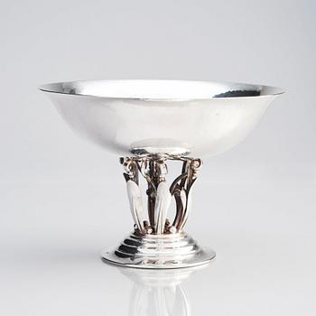 Johan Rohde, skål, Firma Georg Jensen, Köpenhamn 1915-1919, 830/100 silver, design nr 171.