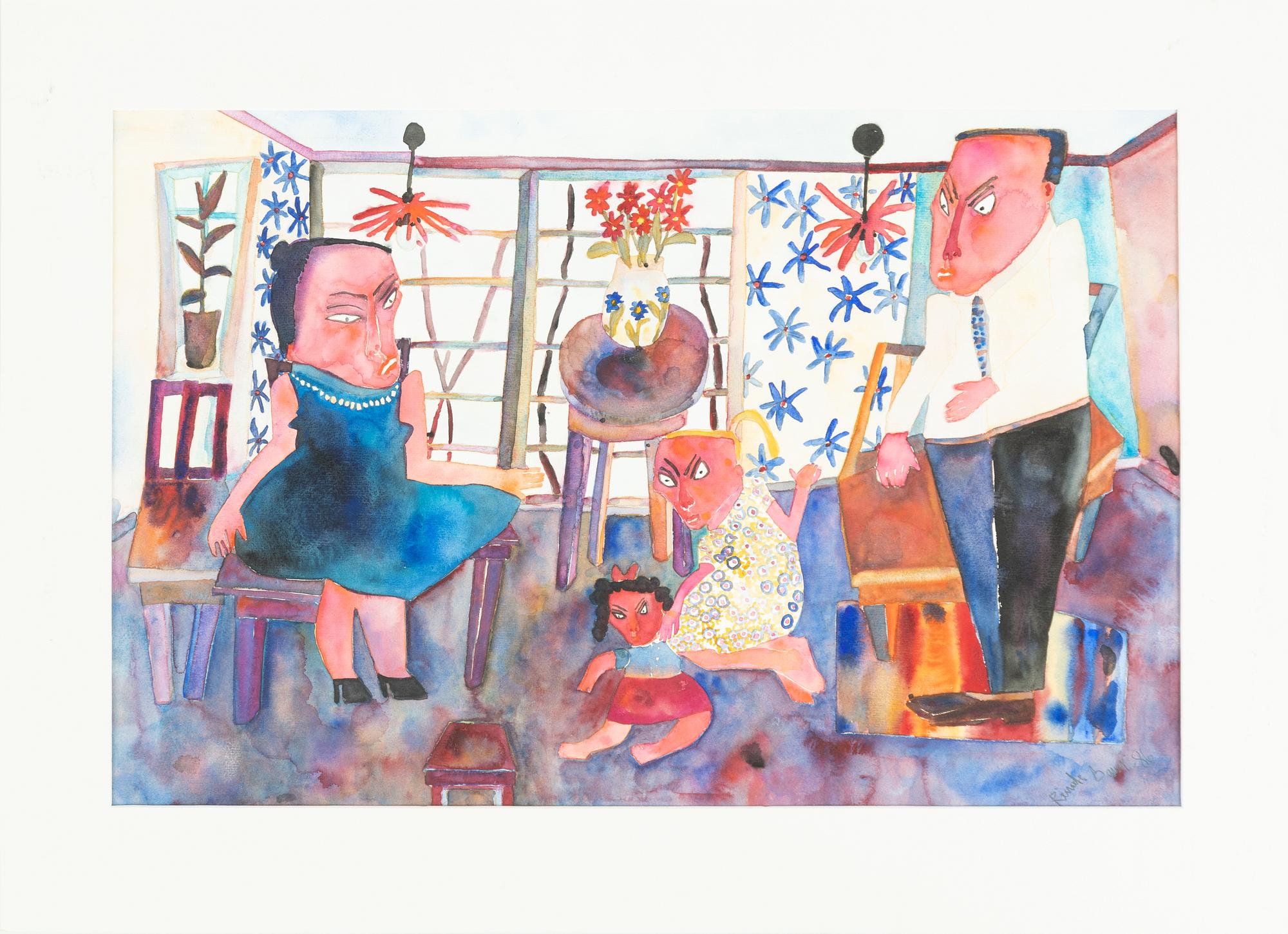 Renate Bauer, Vardagsrummet.