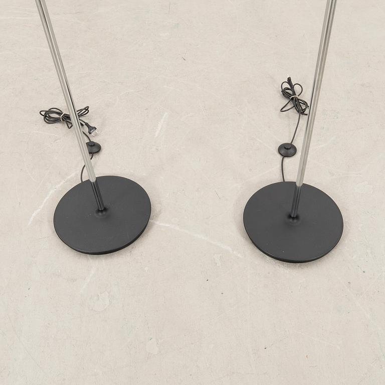 Poul Henningsen, a pair of floor lamps, "PH 80" for Louis Poulsen Denmark.