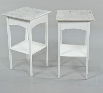 SÄNGBORD, ett par, 1900-talets första hälft.