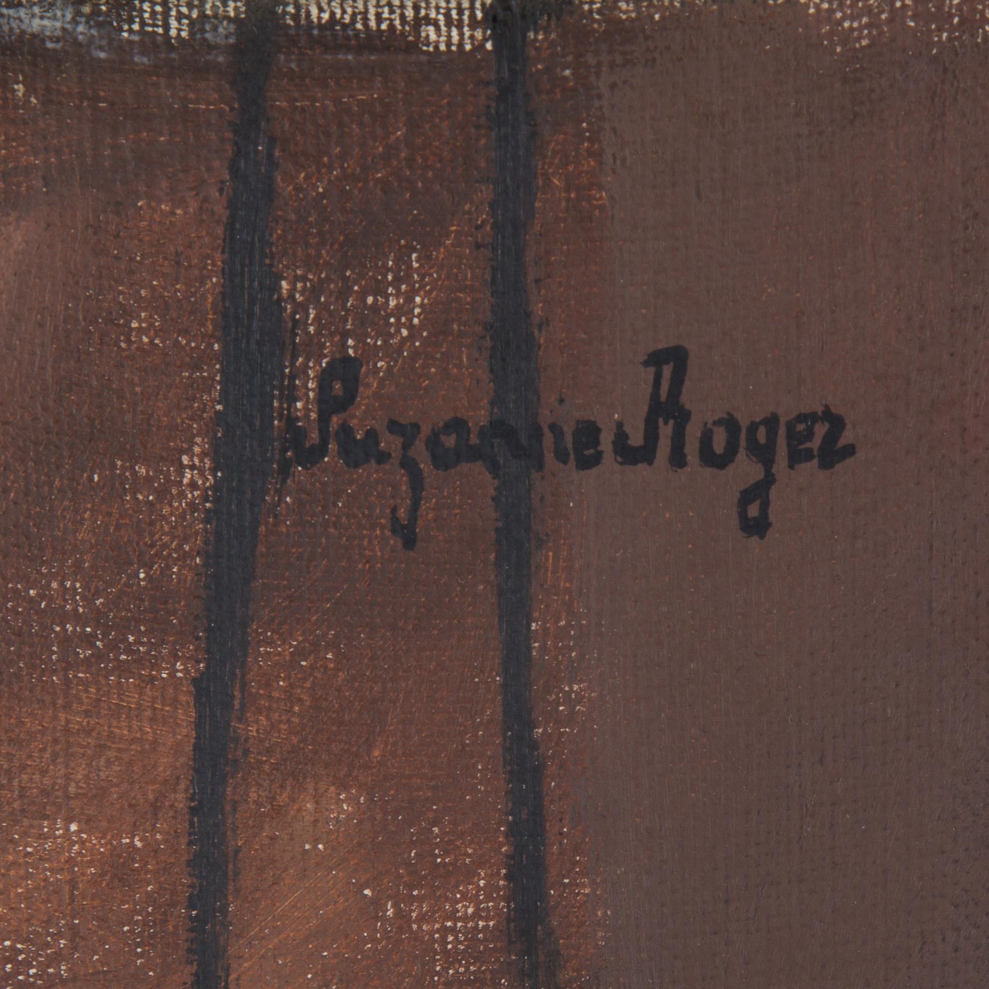 SUZANNE ROGER, oil on canvas, signed.