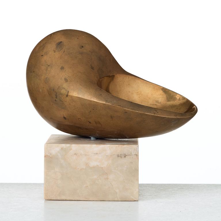 Christian Berg, CHRISTIAN BERG, Blasted and polished bronze, Signed C.B. Copy no 3. The motif conceived 1965.