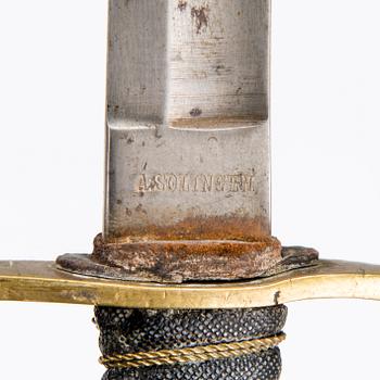 A Russian infantry officer's sword, model 1841-65.