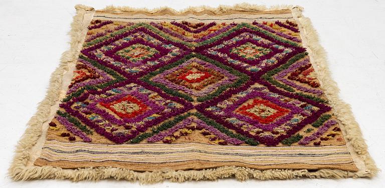 Quilt/blanket, folk art, possibly Hälsingland, 19th century.