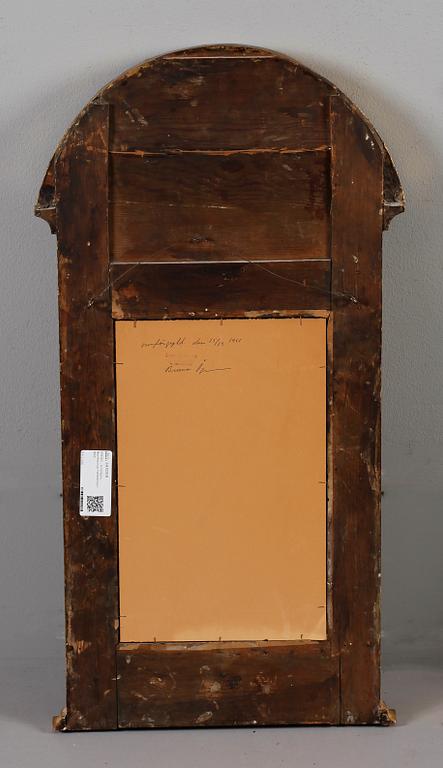 SPEGEL, senempire, Norrköpings Hallstämpel 1845.