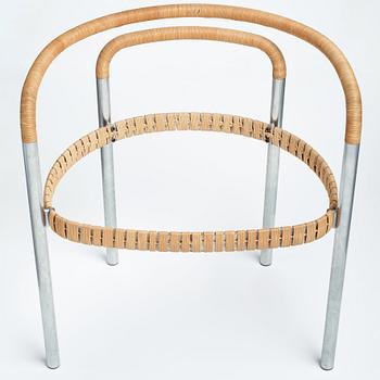 Poul Kjaerholm, a "PK 12" chair, edition E Kold Christensen, Denmark ca 1962.